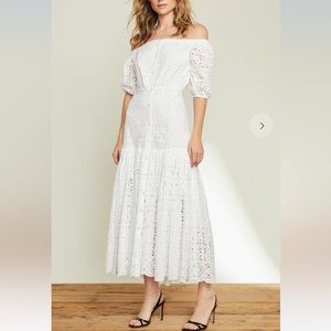 Veronica Beard  Womens Cali Dress White Size 6